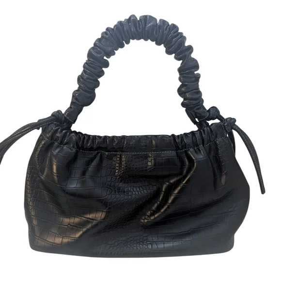 HVISK Arcadia Vegan Leather Bag With Black Croc Design - Picture 5 of 11